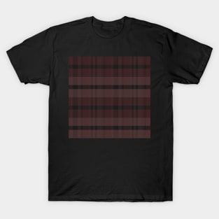 Grunge Aesthetic Iagan 2 Hand Drawn Textured Plaid Pattern T-Shirt